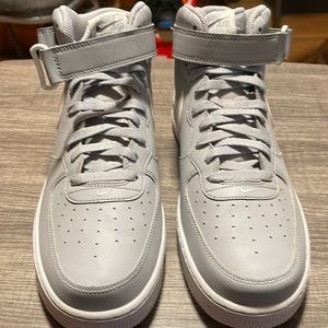Nike Air Force 1 grey and white without a box